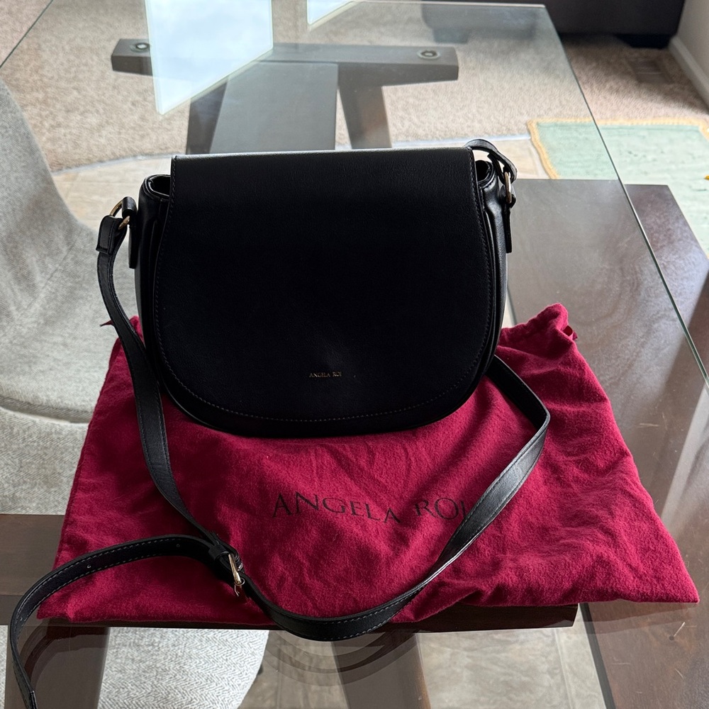 Angela Roi Vega Leather Morning Crossbody Bag
